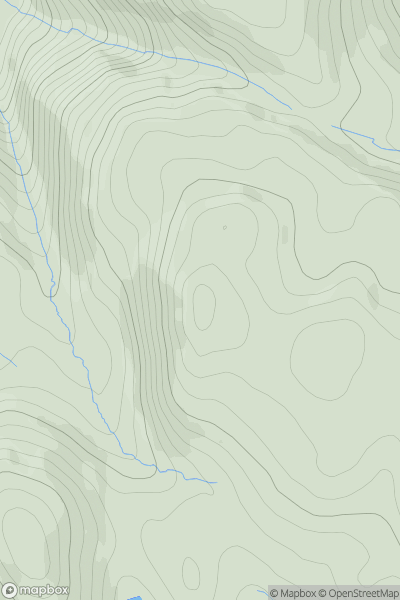 Thumbnail image for Cruach na Seilcheig [Jura, Scarba and Colonsay] showing contour plot for surrounding peak